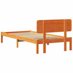 Bettrahmen Wachsbraun 80 x 200 cm Massives Kiefernholz