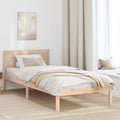 Bettgestell Braun 80 x 200 cm Massivholz Kiefer
