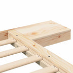 Bettgestell Braun 200 x 200 cm Holz