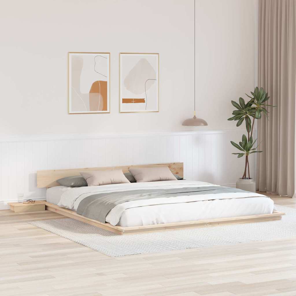 Bettgestell Braun 180 x 200 cm Holz