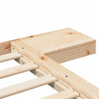 Bettgestell Braun 150 x 200 cm Holz