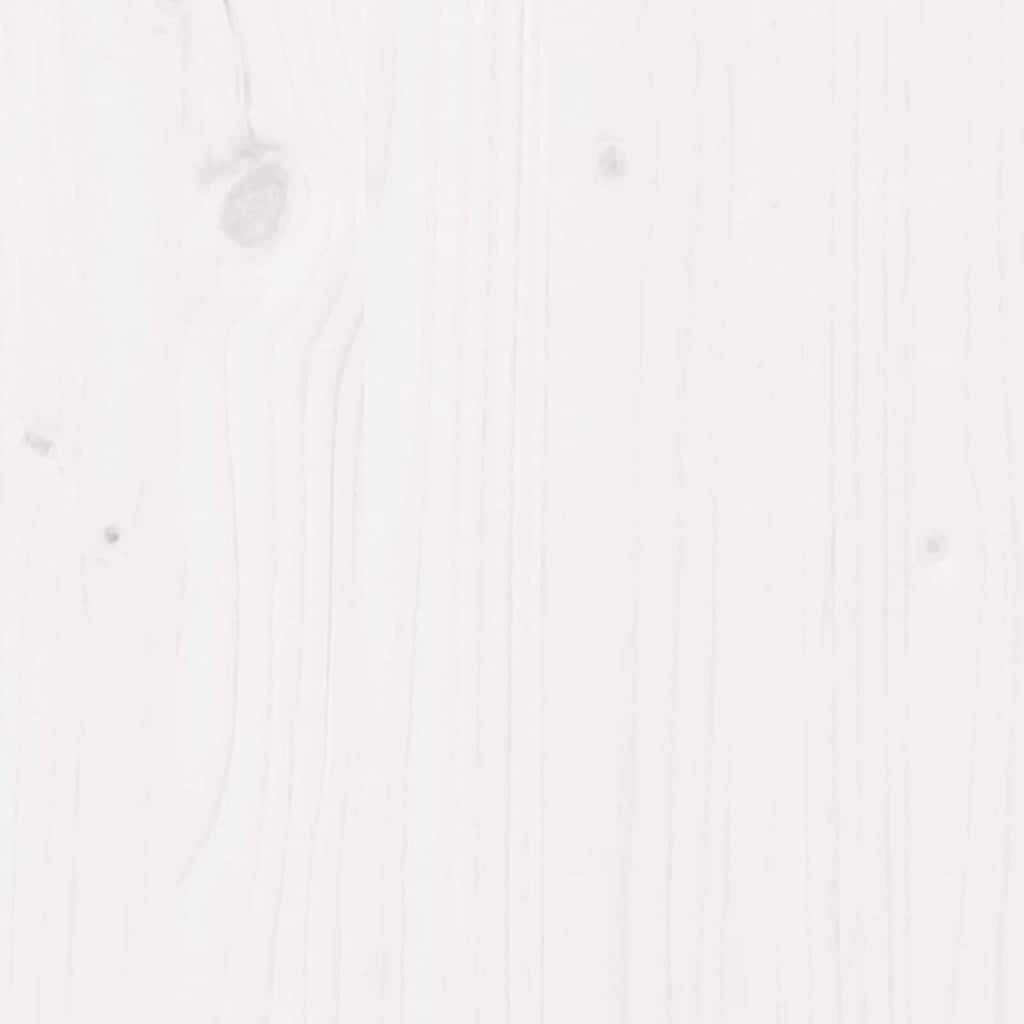 Bettgestell Weiß 150 x 200 cm Holz