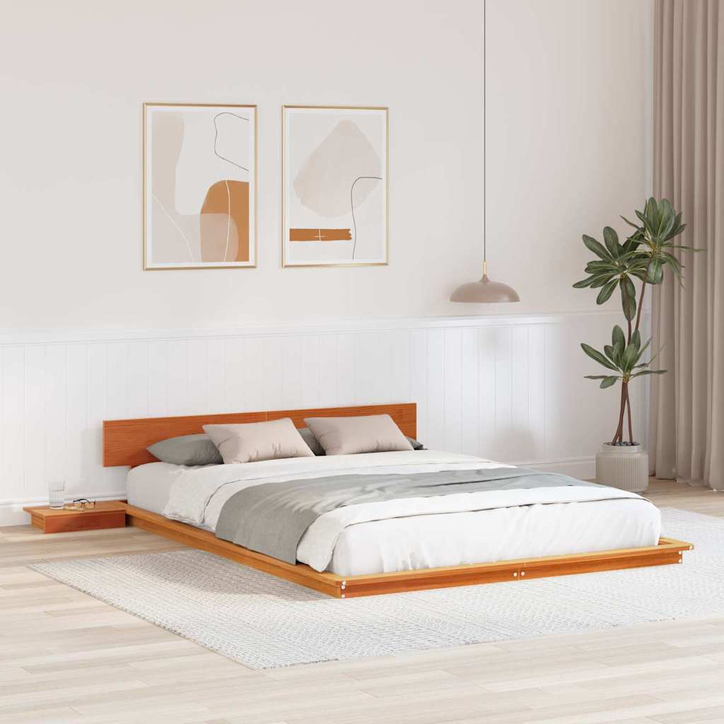 Bettgestell Braun 150 x 200 cm Holz