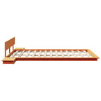 Bettgestell Braun 150 x 200 cm Holz