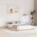 Bettgestell Braun 140 x 190 cm Holz