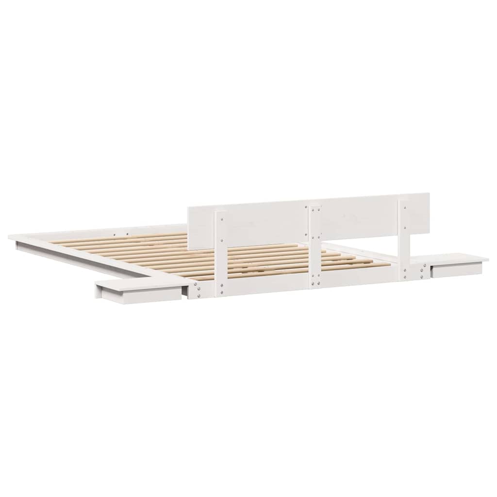 Bettgestell Braun 140 x 190 cm Holz