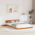 Bettgestell Braun 135 x 190 cm Holz