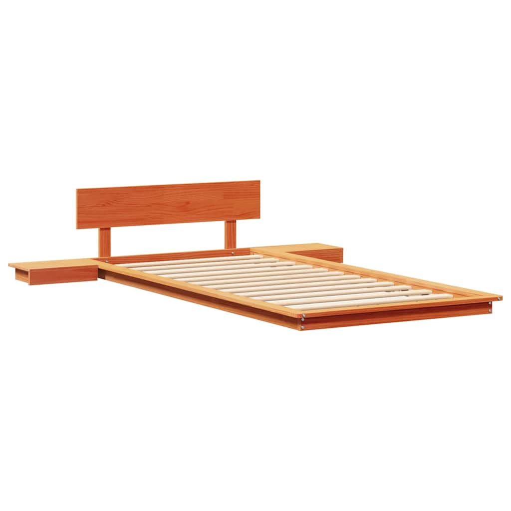 Bettgestell Braun 90 x 200 cm Holz