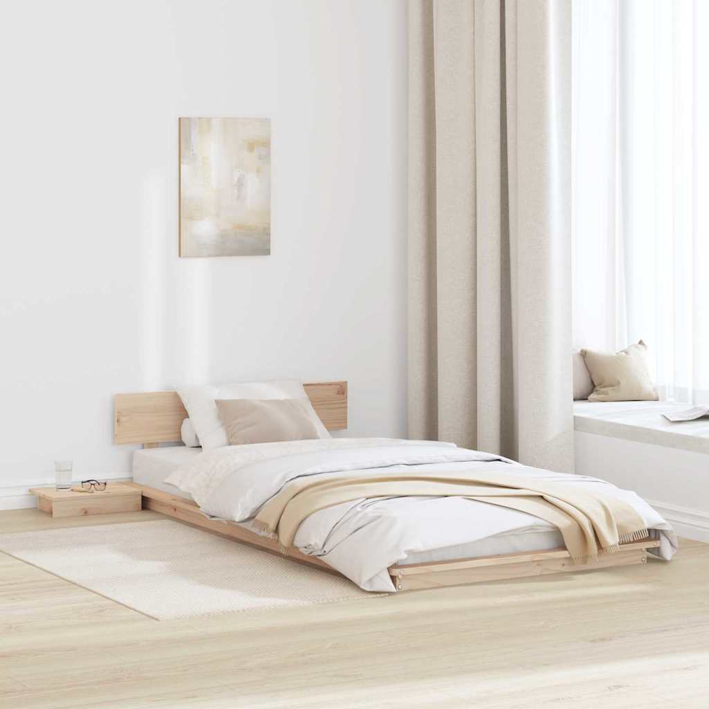 Bettgestell Braun 80 x 200 cm Holz