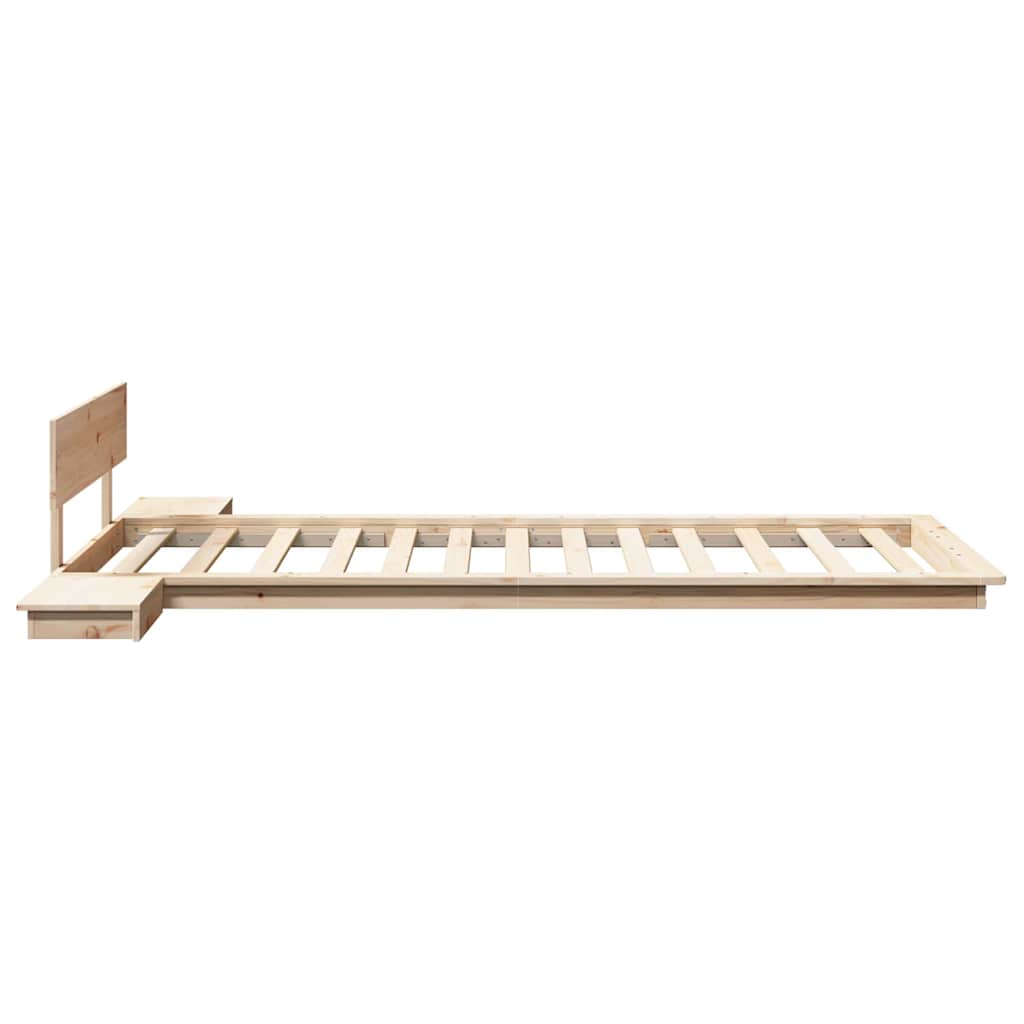 Bettgestell Braun 80 x 200 cm Holz