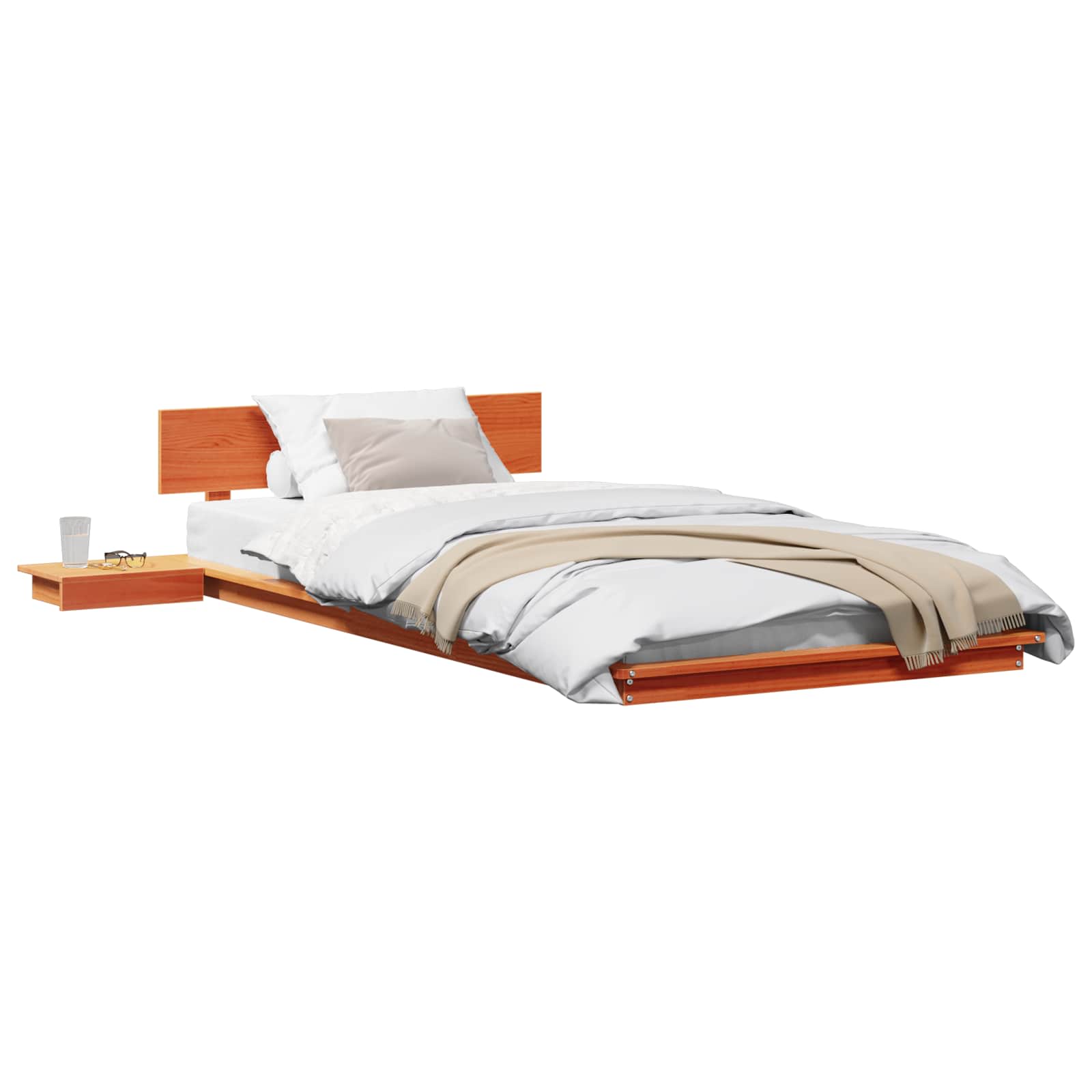 Bettgestell Braun 80 x 200 cm Holz