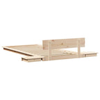 Bettgestell Braun 75 x 190 cm Holz