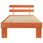 Bettrahmen Wachsbraun 90 x 190 cm Massives Kiefernholz