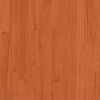 Bettrahmen Wachsbraun 90 x 200 cm Massives Kiefernholz
