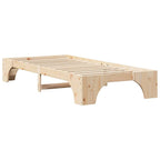 Bettrahmen Natur 90 x 200 cm Massives Kiefernholz
