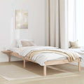 Bettrahmen Natur 100 x 200 cm Massives Kiefernholz