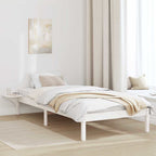 Bettrahmen Weiß 80 x 200 cm Massives Kiefernholz