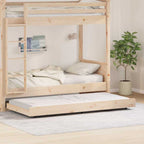 Bettrahmen Natur 75 x 190 cm Massives Kiefernholz