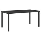 Garten Essgruppe 5 pcs Schwarz 160 x 80 x 73 cm