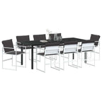 Garten Essgruppe 9 pcs Weiß 200 x 80 x 73 cm