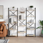 Bücherregal Sonoma-Eiche 156 x 25 x 167 cm Holzwerkstoff