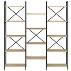 Bücherregal Sonoma-Eiche 156 x 25 x 167 cm Holzwerkstoff
