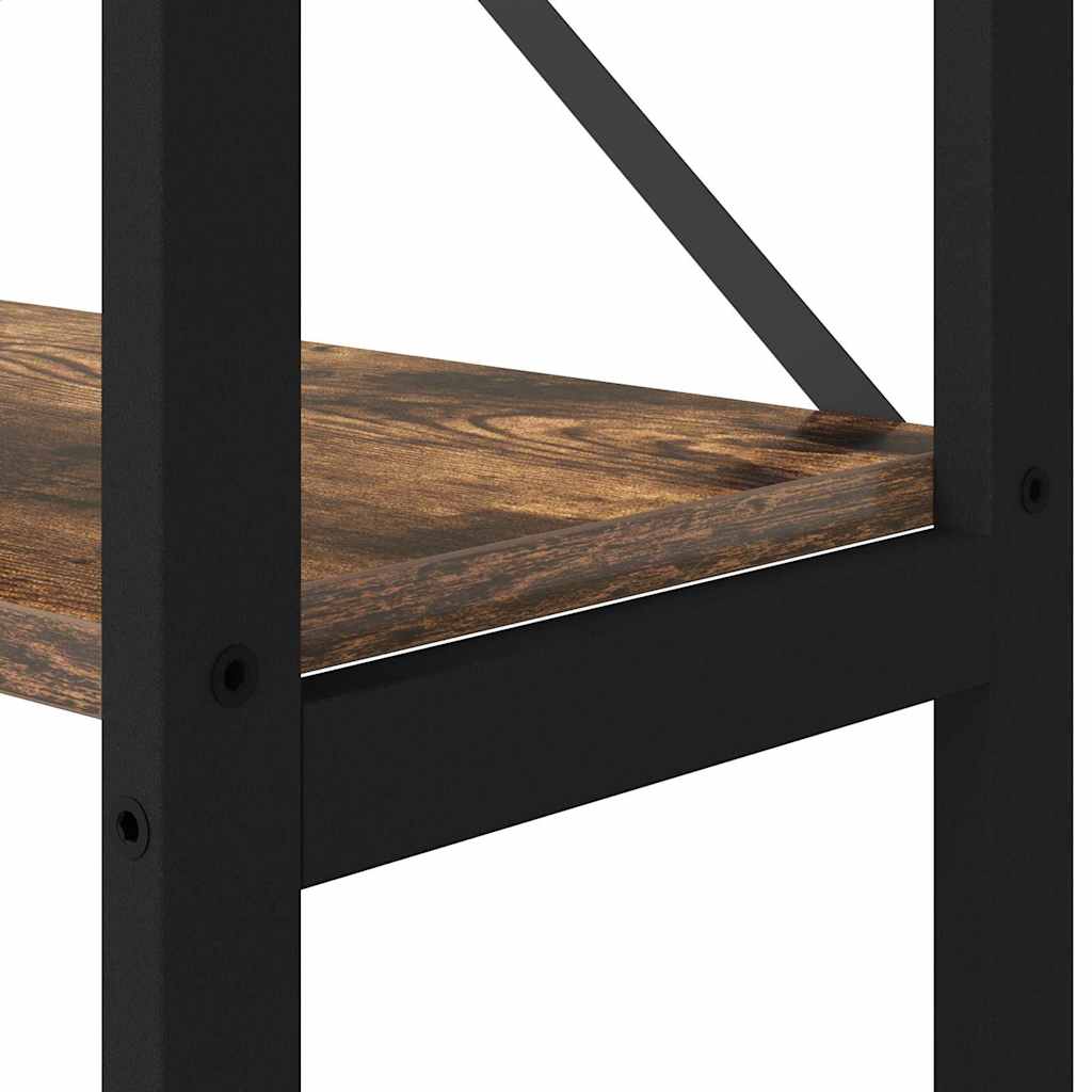 Bücherregal Sonoma-Eiche 156 x 25 x 167 cm Holzwerkstoff