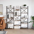 Bücherregal Sonoma-Eiche 156 x 25 x 167 cm Holzwerkstoff