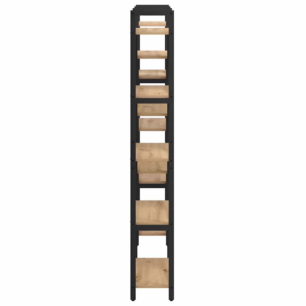 Bücherregal Artisan-Eiche 156 x 25 x 167 cm Holzwerkstoff