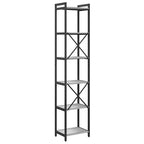 Bücherregal Grau Sonoma 40 x 30 x 189,5 cm Holzwerkstoff