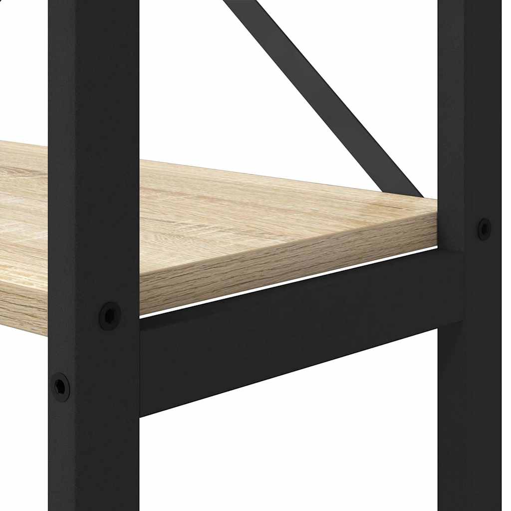 Bücherregal Sonoma-Eiche 40 x 30 x 155 cm Holzwerkstoff