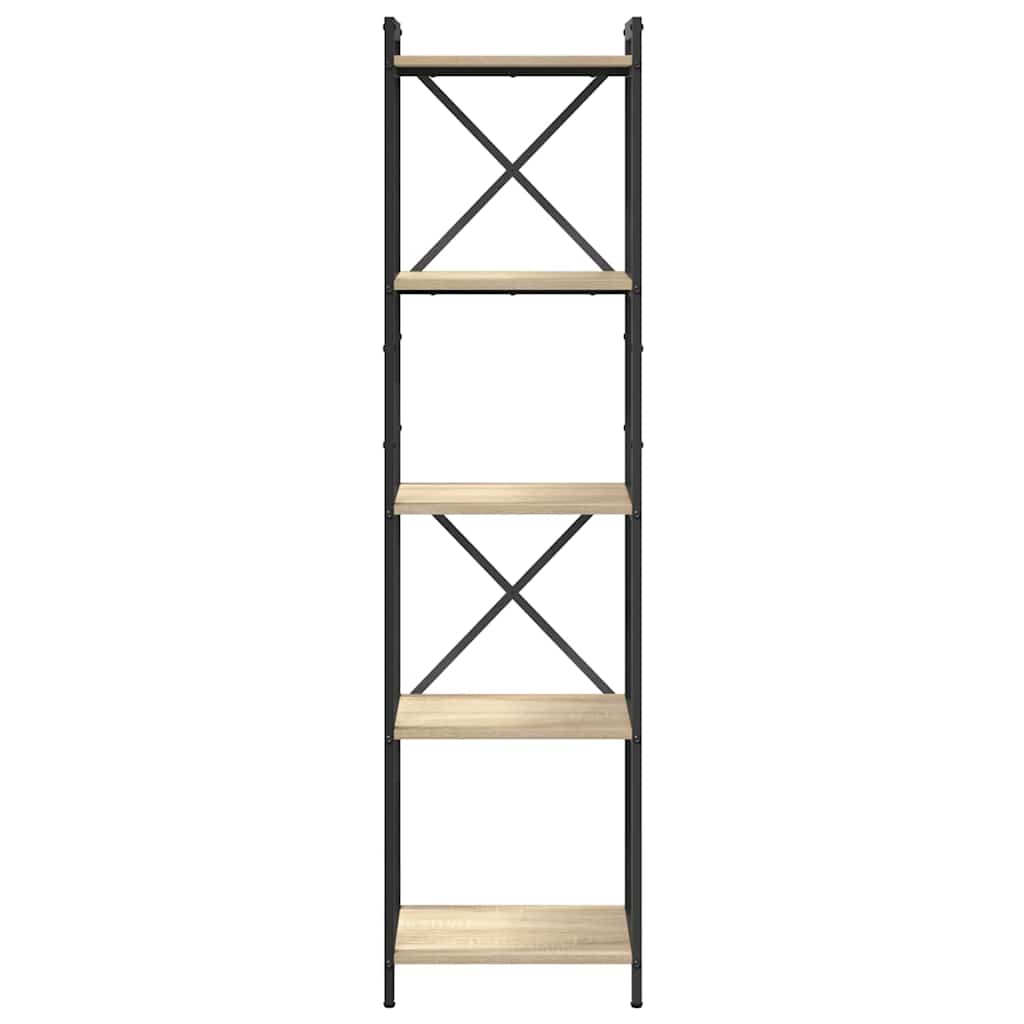 Bücherregal Sonoma-Eiche 40 x 30 x 155 cm Holzwerkstoff