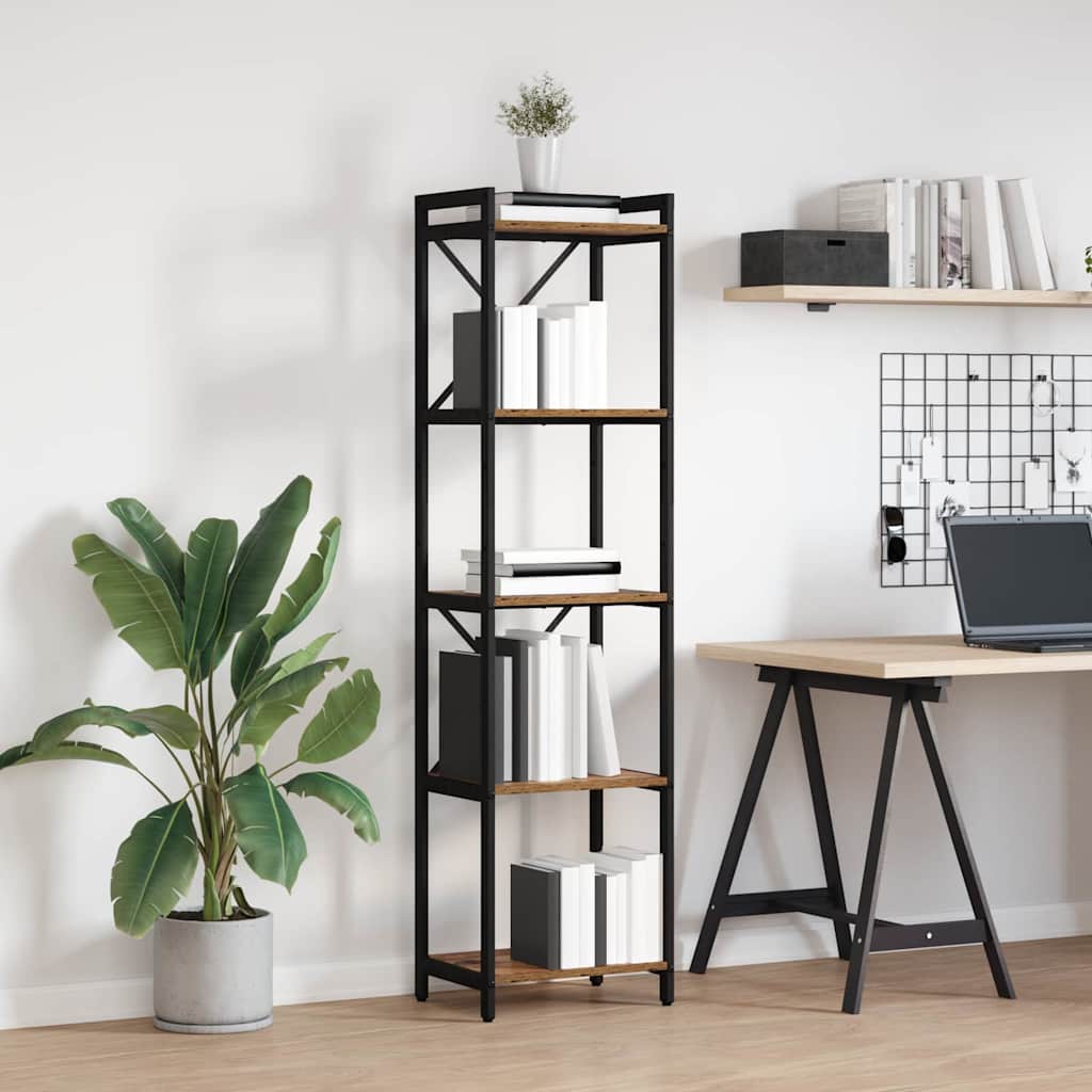 Bücherregal Altholz 40 x 30 x 155 cm Holzwerkstoff