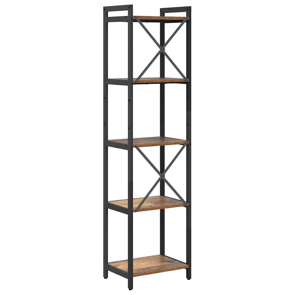 Bücherregal Altholz 40 x 30 x 155 cm Holzwerkstoff