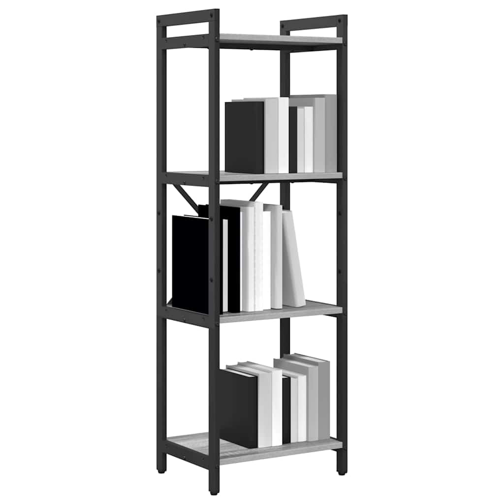Bücherregal Grau Sonoma 40 x 30 x 119 cm Holzwerkstoff