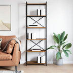 Bücherregal Geräucherte Eiche 60 x 30 x 189,5 cm Holzwerkstoff
