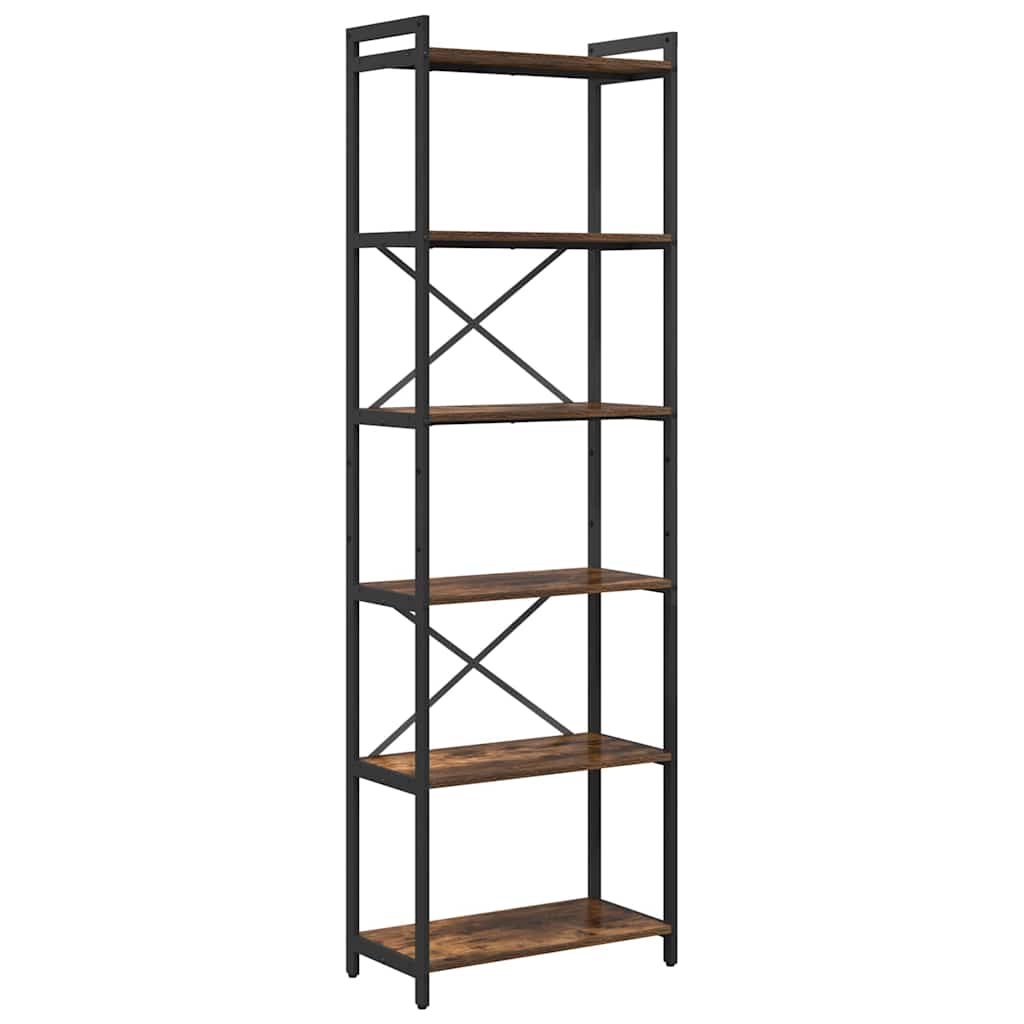 Bücherregal Geräucherte Eiche 60 x 30 x 189,5 cm Holzwerkstoff