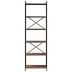 Bücherregal Geräucherte Eiche 60 x 30 x 189,5 cm Holzwerkstoff