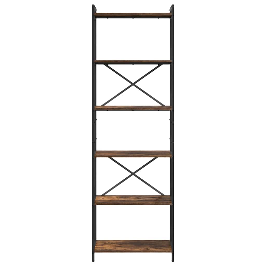 Bücherregal Geräucherte Eiche 60 x 30 x 189,5 cm Holzwerkstoff