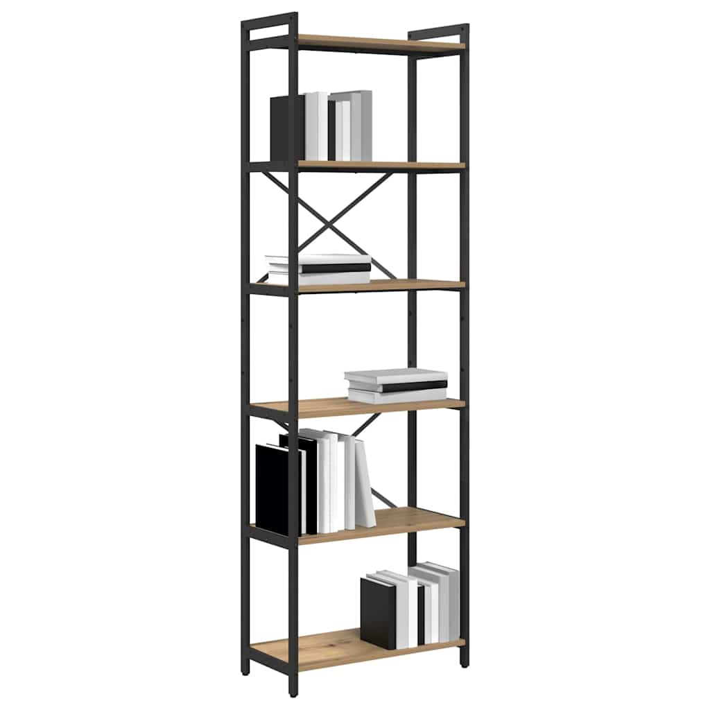 Bücherregal Artisan-Eiche 60 x 30 x 189,5 cm Holzwerkstoff