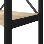 Bücherregal Sonoma-Eiche 60 x 30 x 120 cm Holzwerkstoff