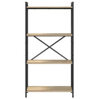 Bücherregal Sonoma-Eiche 60 x 30 x 120 cm Holzwerkstoff