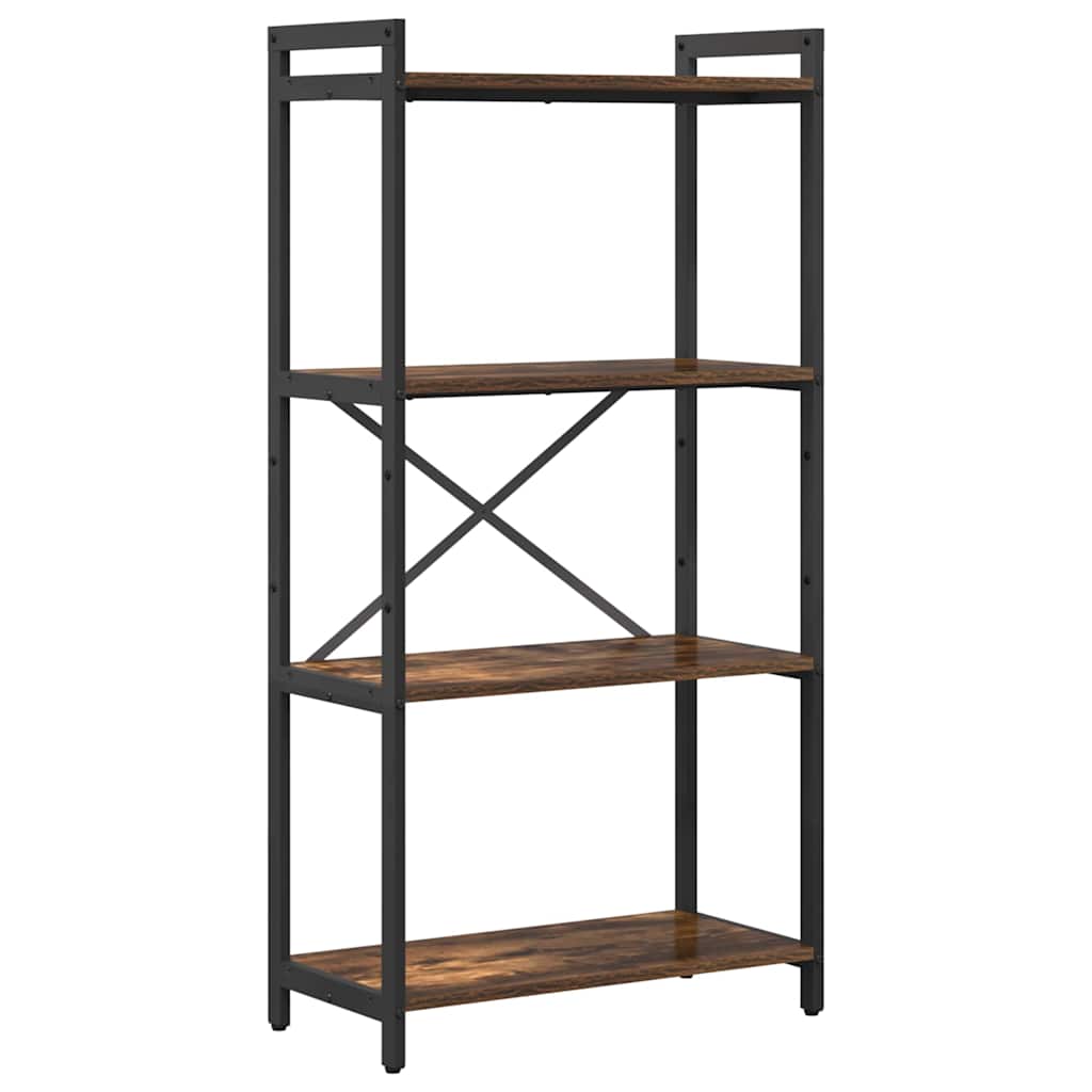 Bücherregal Geräucherte Eiche 60 x 30 x 120 cm Holzwerkstoff