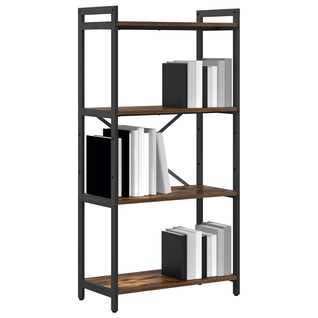 Bücherregal Geräucherte Eiche 60 x 30 x 120 cm Holzwerkstoff