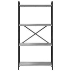 Bücherregal Grau Sonoma 60 x 30 x 120 cm Holzwerkstoff