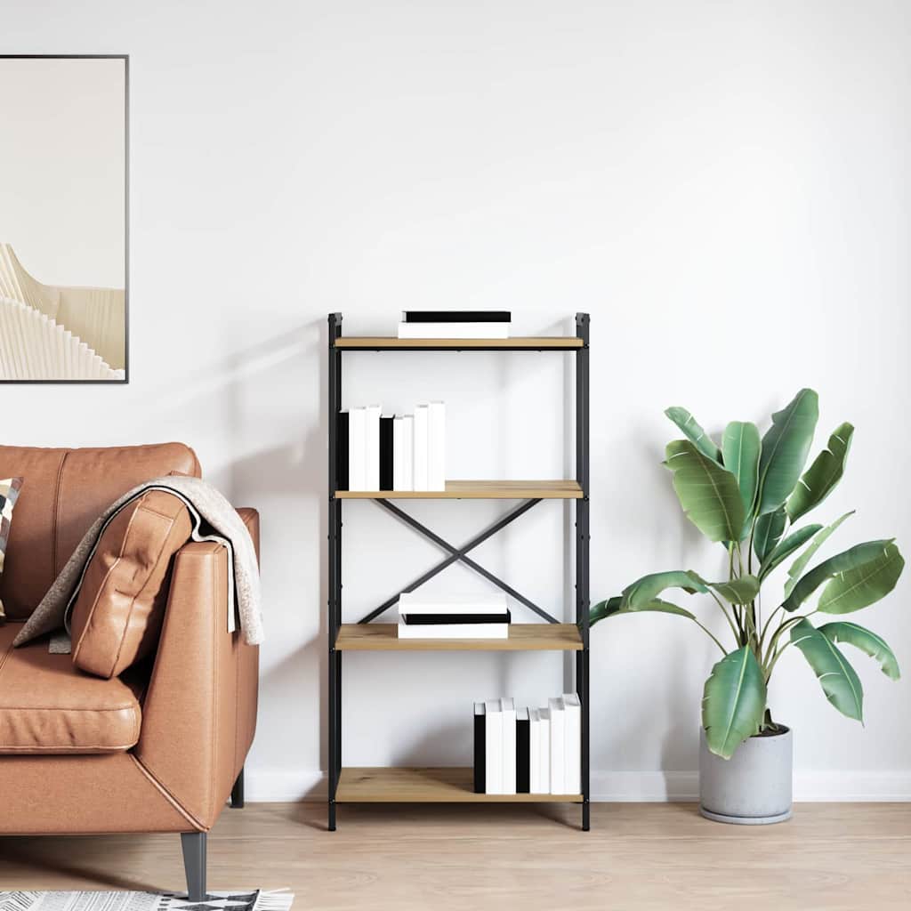 Bücherregal Artisan-Eiche 60 x 30 x 120 cm Holzwerkstoff
