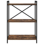Bücherregal Geräucherte Eiche 60 x 30 x 85 cm Holzwerkstoff