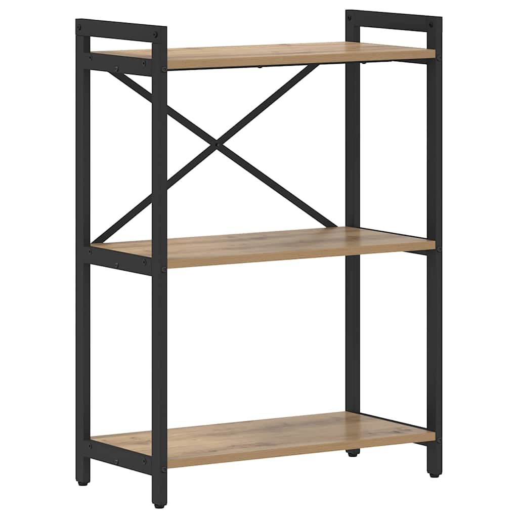 Bücherregal Artisan-Eiche 60 x 30 x 85 cm Holzwerkstoff