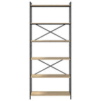 Bücherregal Sonoma-Eiche 80 x 30 x 189,5 cm Holzwerkstoff