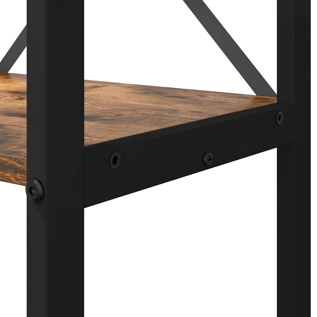 Bücherregal Geräucherte Eiche 80 x 30 x 189,5 cm Holzwerkstoff
